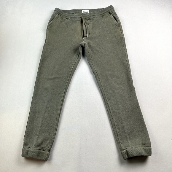 Taylor Stitch Apres Olive Green Sweatpants - Picture 1 of 11